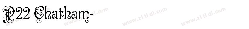 P22 Chatham字体转换